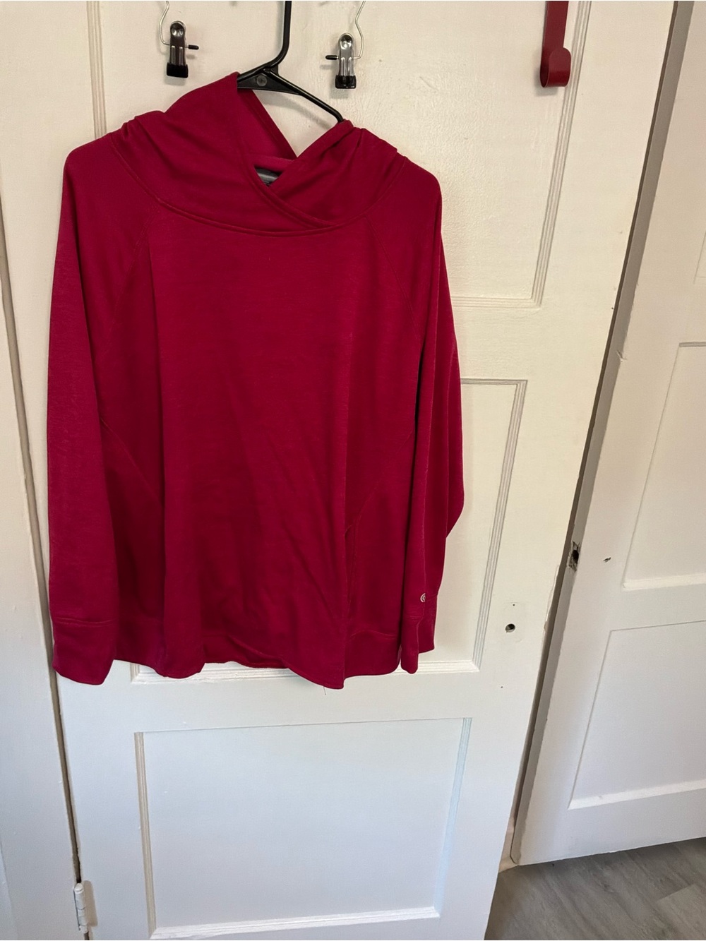 Champion Women's Hooded Pullover Sweater - Raspberry
